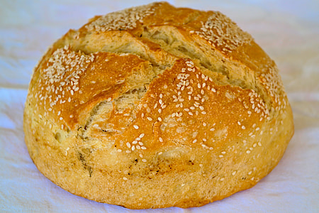 baked bread on white surface thumbnail