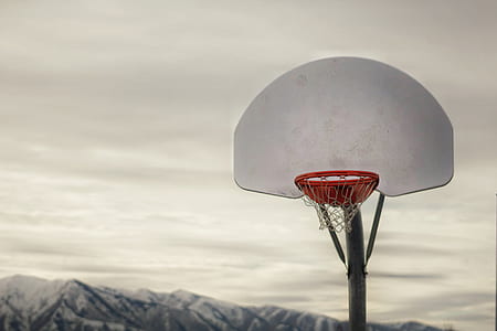 photo of white and red basketball backboard thumbnail