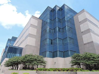 white and blue concrete building thumbnail