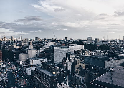grayscale photo of buildings thumbnail