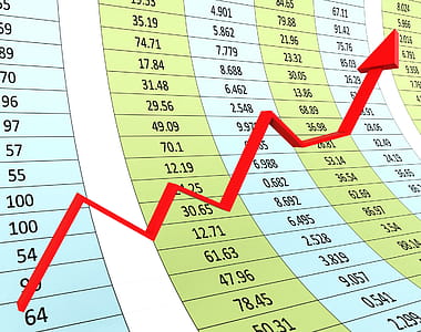 Progress Graph Representing Infochart Financial And Trend thumbnail