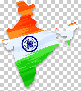 Flag of India Indian independence movement Indian Independence Day, Map of India with Indian Falun PNG clipart
