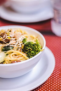 closeup photo of noodles in bowl thumbnail