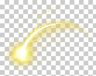 Lighting Yellow White Sunlight, Yellow light effect, yellow lightning orb PNG clipart