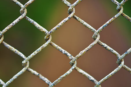 gray metal link fence thumbnail