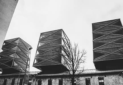 Grayscale Photography of Building thumbnail