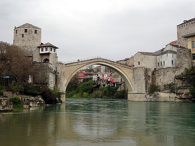arch bridge on top of body of water thumbnail