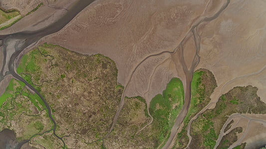 nature, landscape, aerial, view, water, land thumbnail