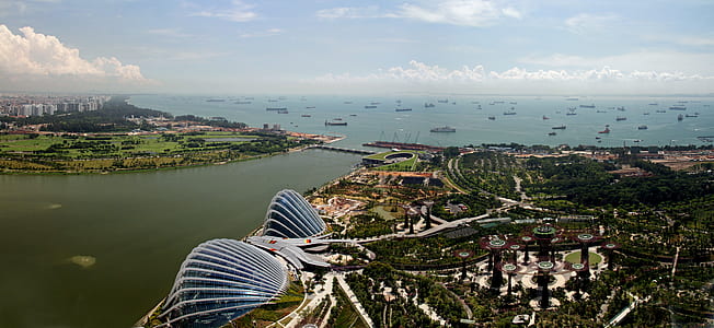aerial view of the city during day thumbnail