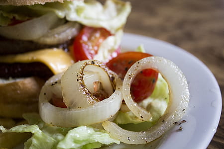Cooked Food and White Plate thumbnail