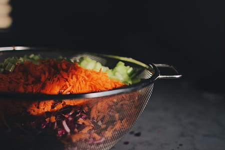 vegetable on gray colander thumbnail