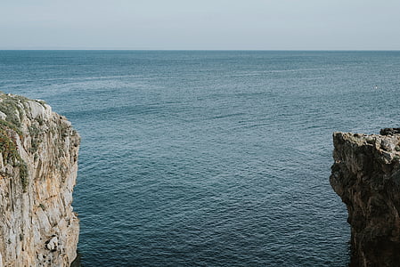 beige cliff on body of water thumbnail
