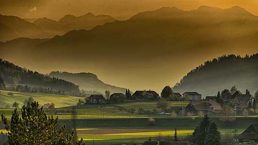 landscape photography of mountains thumbnail