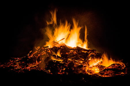 closeup photography of bonfire thumbnail