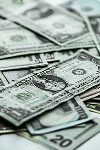 macro shot photography of 1 US dollar banknote thumbnail