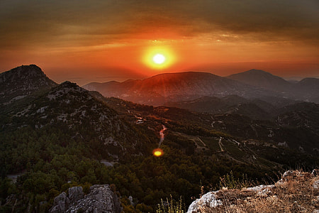 mountain during golden hour thumbnail