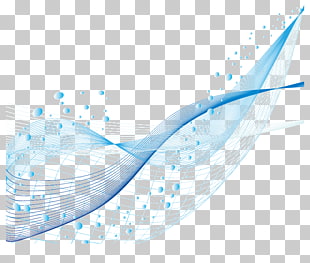 Euclidean Point, Creative lines material, blue PNG clipart