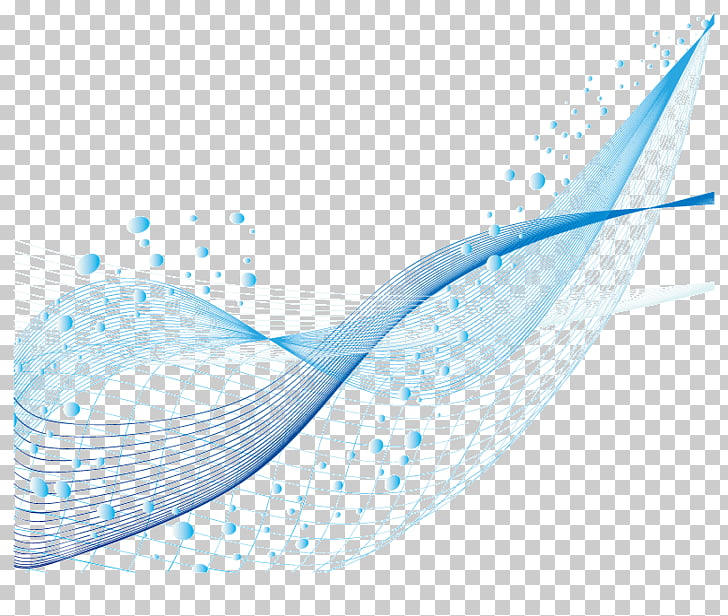 Euclidean Point, Creative lines material, blue PNG clipart