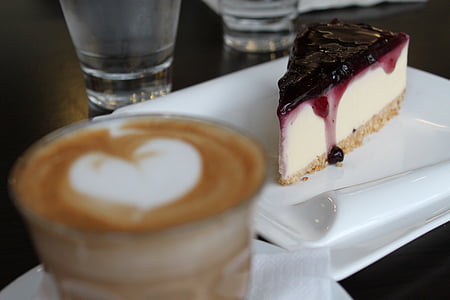 slice cake on white plate thumbnail