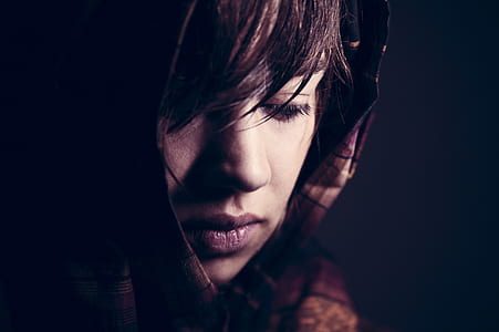 close up photo of person wearing hoodie thumbnail
