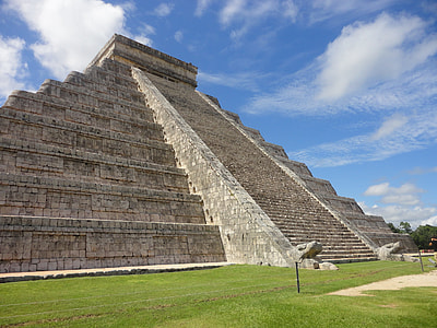 pyramid under blue sky during daytime thumbnail