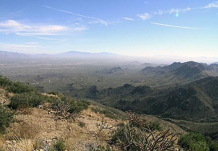 Landscape of the Desert at Saguaro National Park, Arizona thumbnail