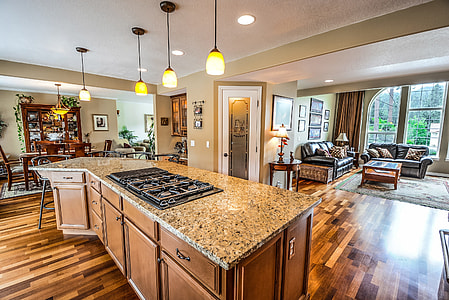 kitchen room near living room during daytime thumbnail