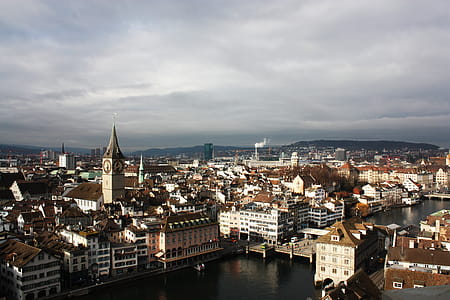 Areal View of Buildings in the City thumbnail
