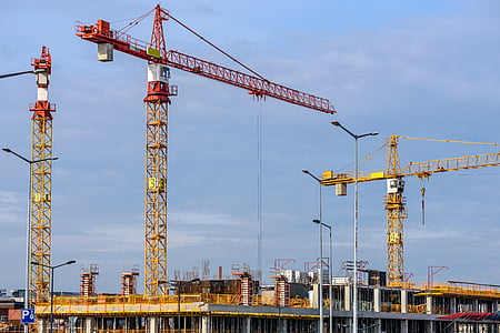 red and yellow craned on towers thumbnail