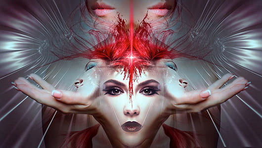 woman's face art thumbnail