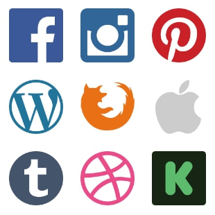 Logotypes svg vector icon sets