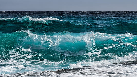 ocean waves at daytime thumbnail