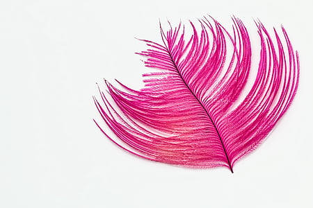 pink glitter feather thumbnail