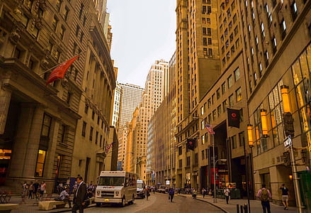 people walking in city thumbnail