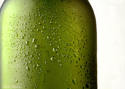 water dew on glass bottle thumbnail