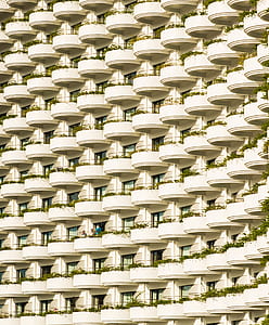 closeup photography of white building with green leaf plants thumbnail