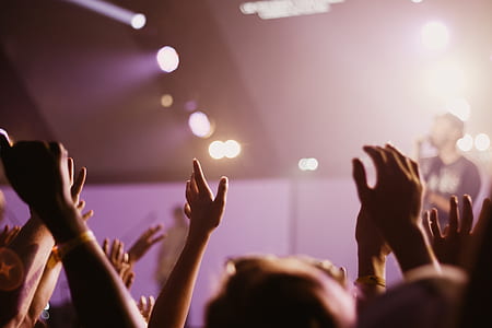 hands, crowd, indoor, concert thumbnail