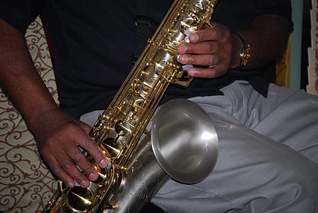 person playing saxophone thumbnail