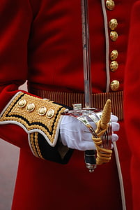 soldier holding saber sword thumbnail