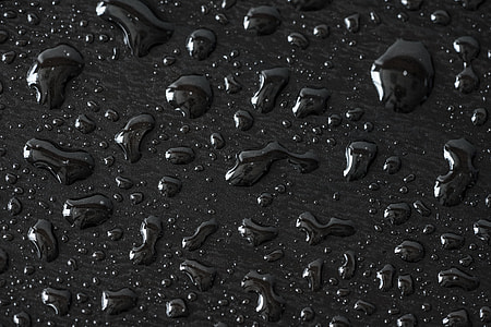 Black Water Drops Abstract Background Pattern #2 thumbnail