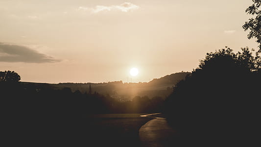 nature, sky, sunset, clouds thumbnail