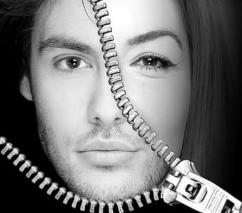 man and woman face photo manipulation thumbnail