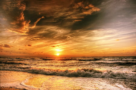 ocean sunset panoramic photography thumbnail