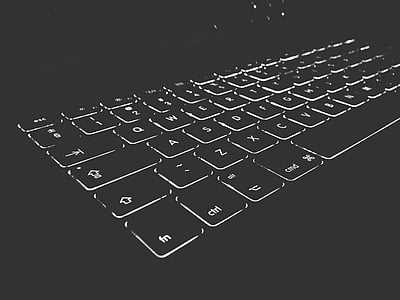 photography of turned-on computer keyboard thumbnail