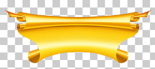 Gold Ribbon , Gold Banner , gold scroll PNG clipart
