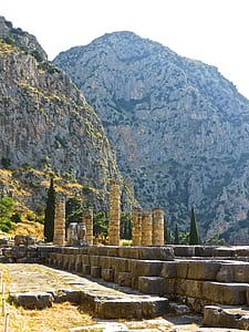 brown concrete monuments nearby mountain thumbnail