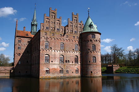 brown castle on body of water thumbnail