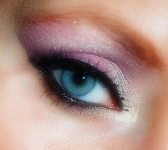 closeup photo of woman with purple and silver eyeshadow thumbnail