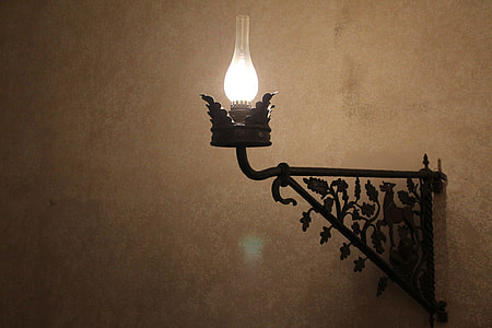 black metal wall lamp thumbnail