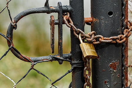 gate with chain and padlock thumbnail